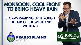 Heavy rain with widespread storms for late week and weekend set to bring flash flood risk.