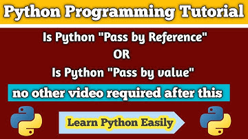 python pass by reference or pass by value type of programming language