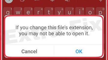 How To Fix If you change this file