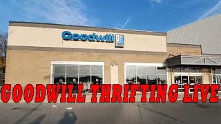 Goodwill Thrifting LIVE from READING, PA - Can we find something to resell ?