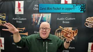 Check out this adorable  CarolBrass  mini pocket trumpet  in copper!  ACB Show and Tell #trumpet