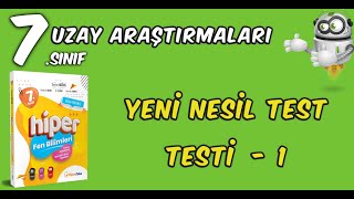 Yeni Nesil Test - 01 Uzay Araştırmaları - Hiperzeka Konu Anlatımlı Soru Bankası