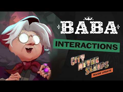 BABA INTERACTIONS with Heroes, Shop, Soul Urn and Patrons | Deadlock City Never Sleeps Update