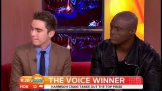 Harrison Craig wins - Today interview with Seal