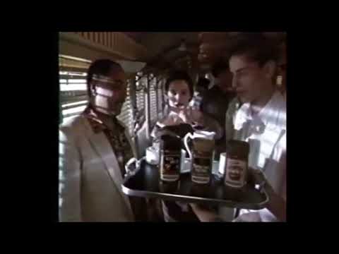 Publicité 1988 Nescafé (Le train magique qui va partout)