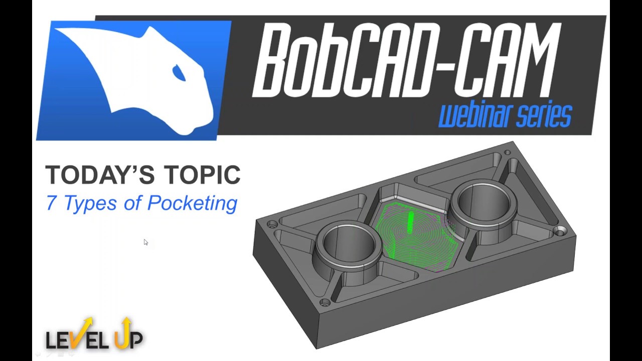 7 Types of Pockets and How to Use Them | BobCAD-CAM Webinar Series