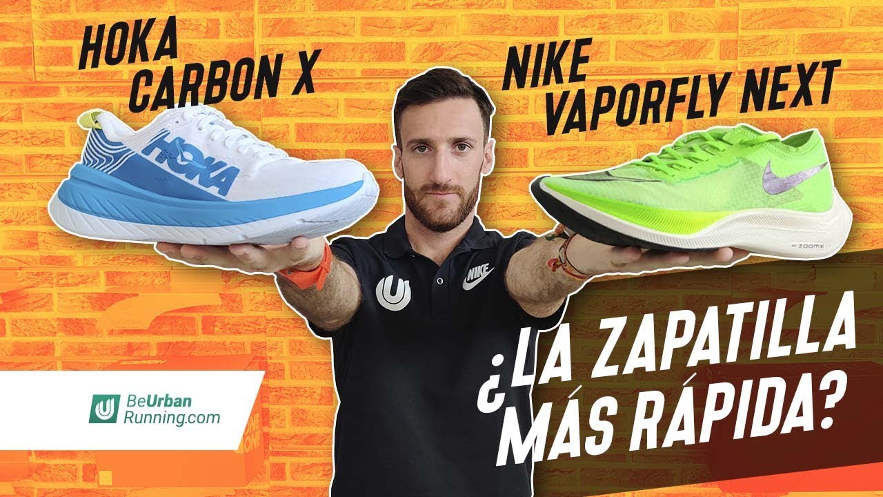 Nike Vaporfly vs Hoka Carbon X - BeUrbanRunning YouTube