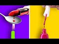 28 Empty Makeup Hacks || Homemade Makeup Products by 5-Minute DECOR!