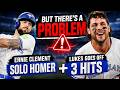 Ernie Clement hits solo homer and lukes GOES OFF With 3 Hits - But There's a Problem
