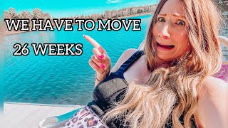 Week 26 Pregnancy Update | WE HAVE TO MOVE WHILE PREGNANT  I’m so sad.