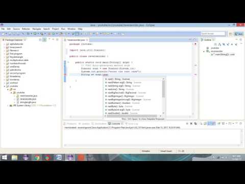 Simple java program to write the string in reverse order