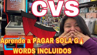 CVS PAGANDO SOLA SIN miedo AL CAJERO 🔥