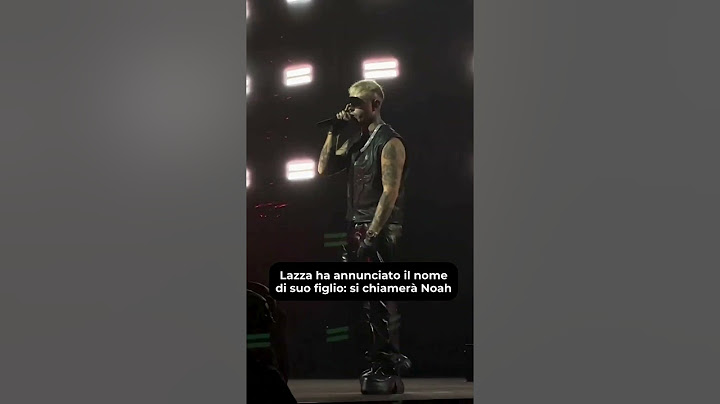 Il nome del figlio di Lazza sarà Noah
