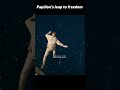 Papillon&rsquo;s Final Leap to Freedom 💥 #Shorts