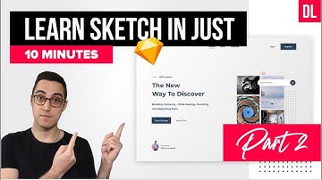 Learn how to design in Sketch (Beginner tutorial) Part 2, Learn to design a Website (UI)