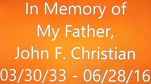 Film Montage of John F Christian late 50's early 60s  033020
