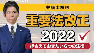 【中小企業必見】2022年の重要法改正　押さえておきたい6つの法律を弁護士が解説