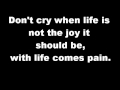 Cece Winans - Don't cry (lyrics)