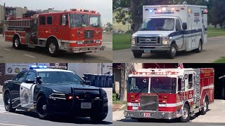 Fire Trucks Police & EMS Responding Compilation #11: iPhone Collection Volume I