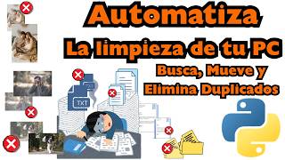 Busca y Elimina Duplicados | Python Proyecto | Tkinter | 2025 | Automatiza la limpieza de tu PC