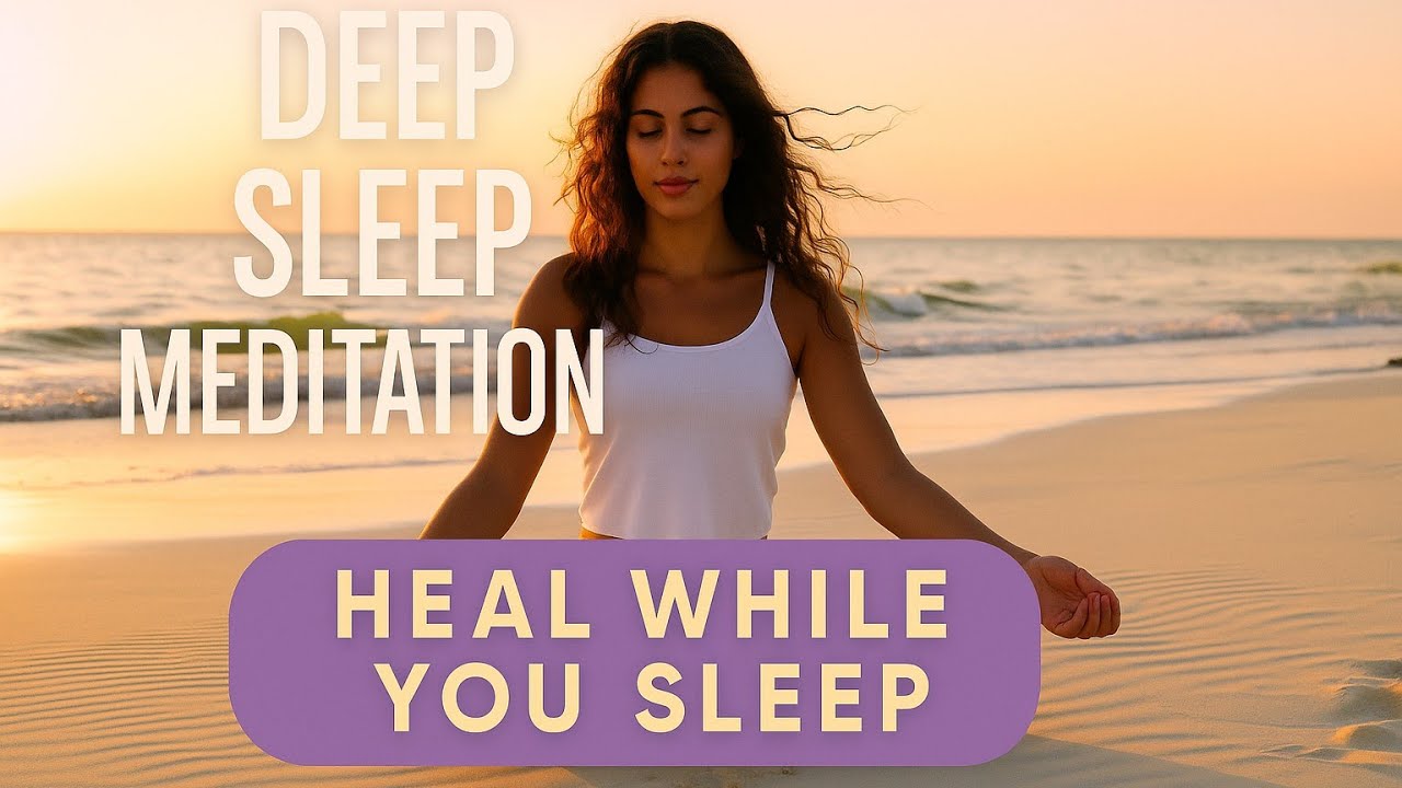 35-Minute Female Guided Deep Sleep Meditation to Fall Asleep Fast 432Hz ...
