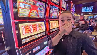 Watch Greta Play A Slot Machine At Palace Station Las Vegas!