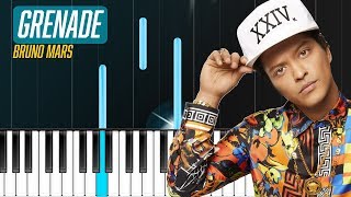Bruno Mars - "Grenade" Piano Tutorial - Chords - How To Play - Cover chords
