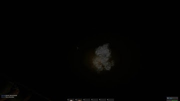 Rust: Throwing grenades to a naked guy that build a campfire next to our base