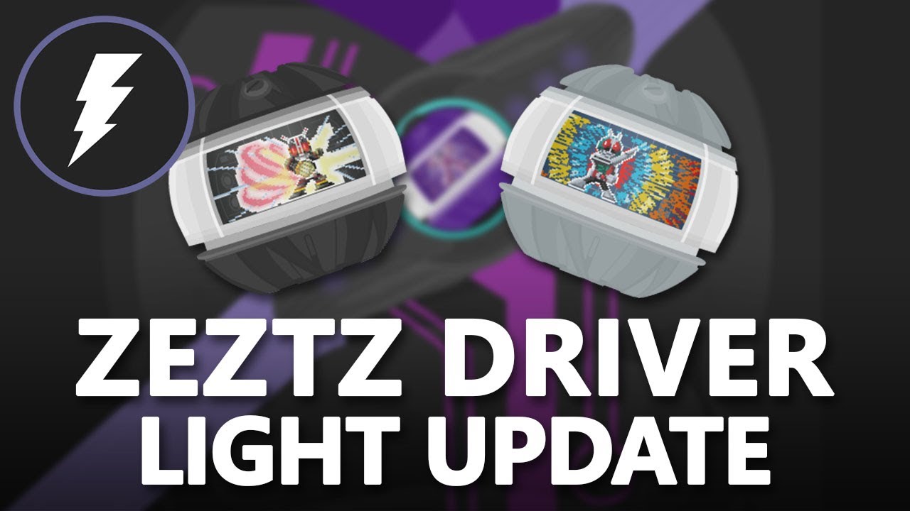 Kamen Rider Zeztz Flash Belt: Zeztz Driver Light Update