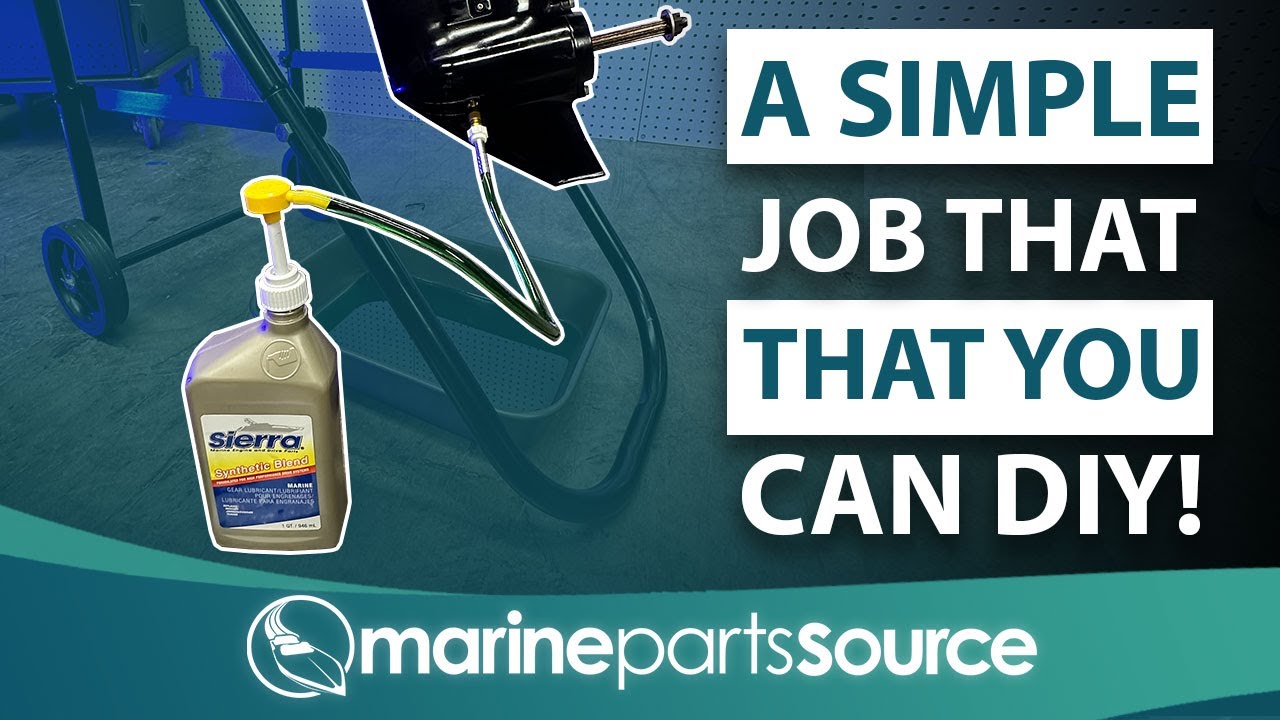 How to Change Gear Lube in a Mercury Engine YouTube