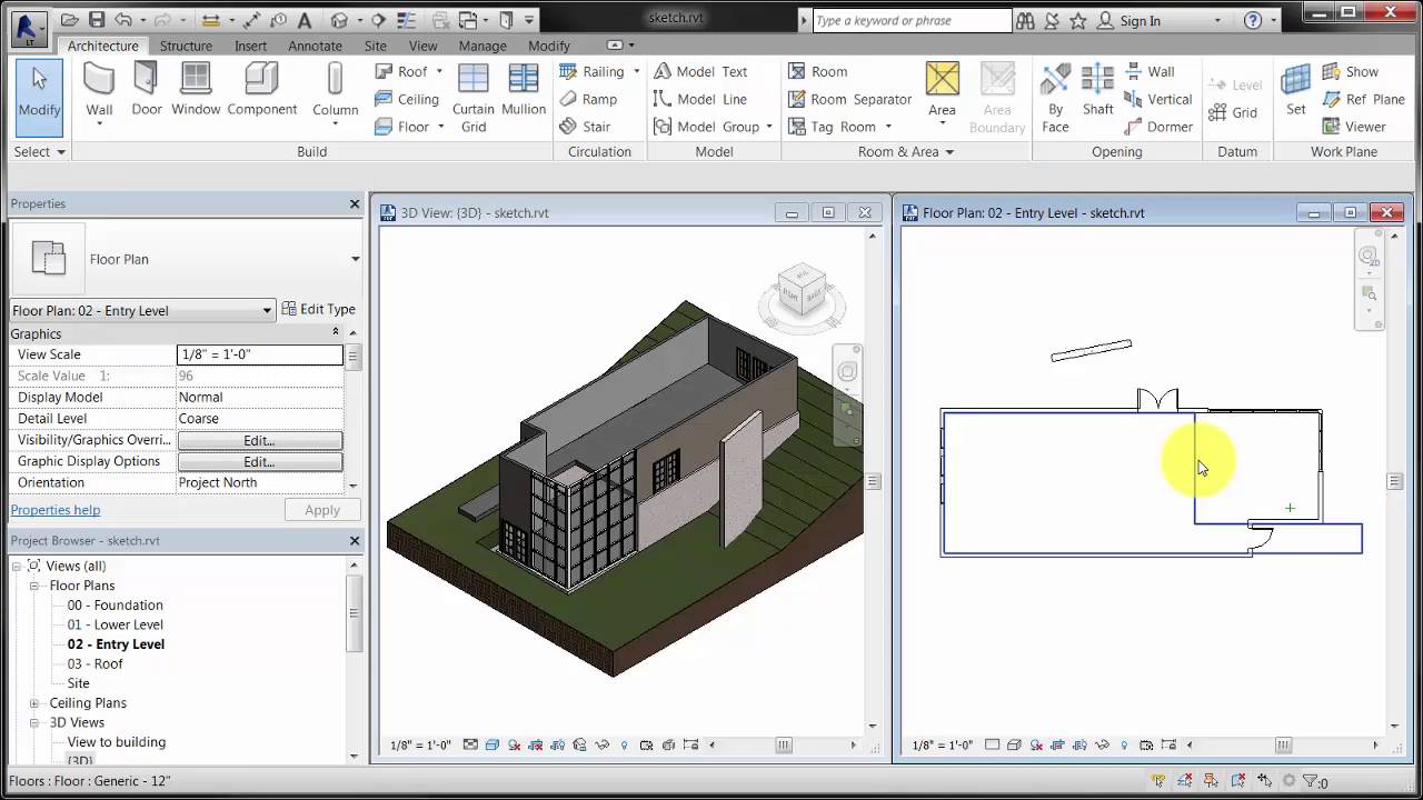 Revit LT Essential Skills - Sketching - YouTube