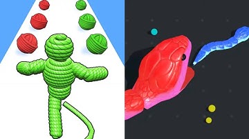 Rope-Man Run VS Snake Clash Max All Levels Gameplay Android,iOS NEW UPDATE