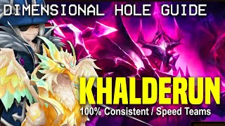 ANCIENT GUARDIAN OF KHALDERUN B5! Ruin of Silent Death - [Dimensional Hole Guide] - Summoners War