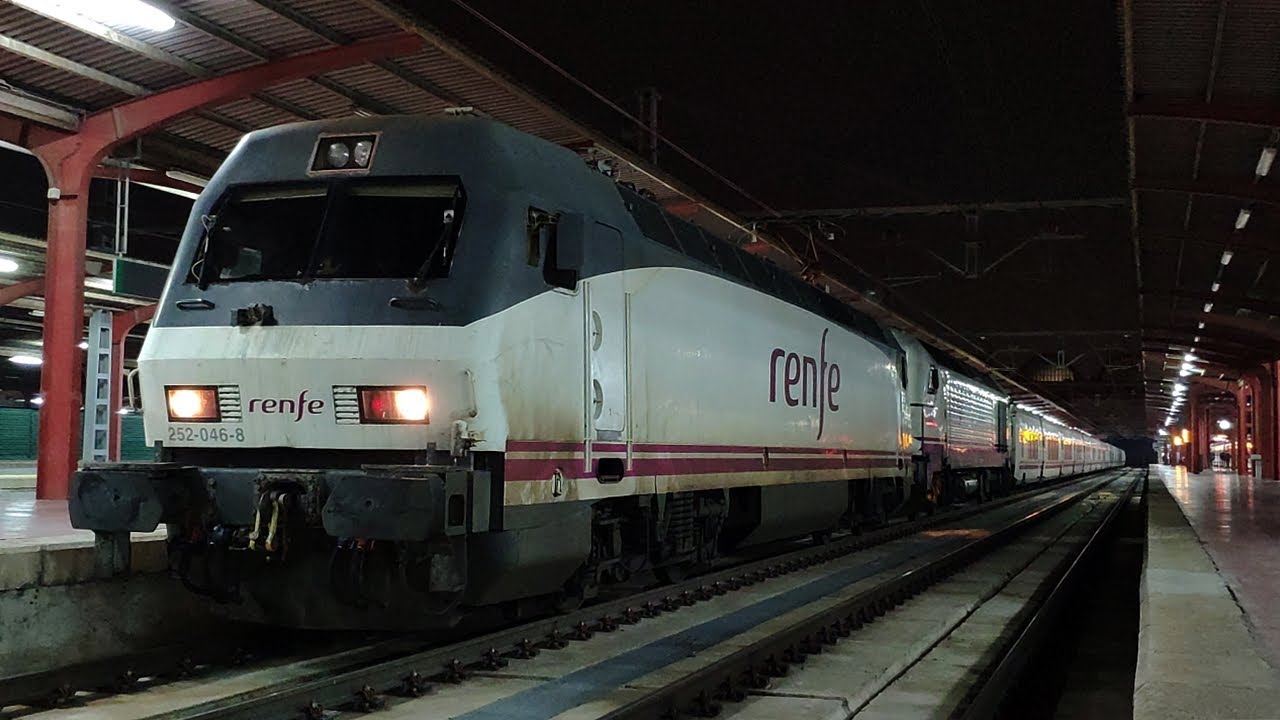 Trenes renfe 252 + 334 rescate Talgo Altaria Madrid-Cartagena