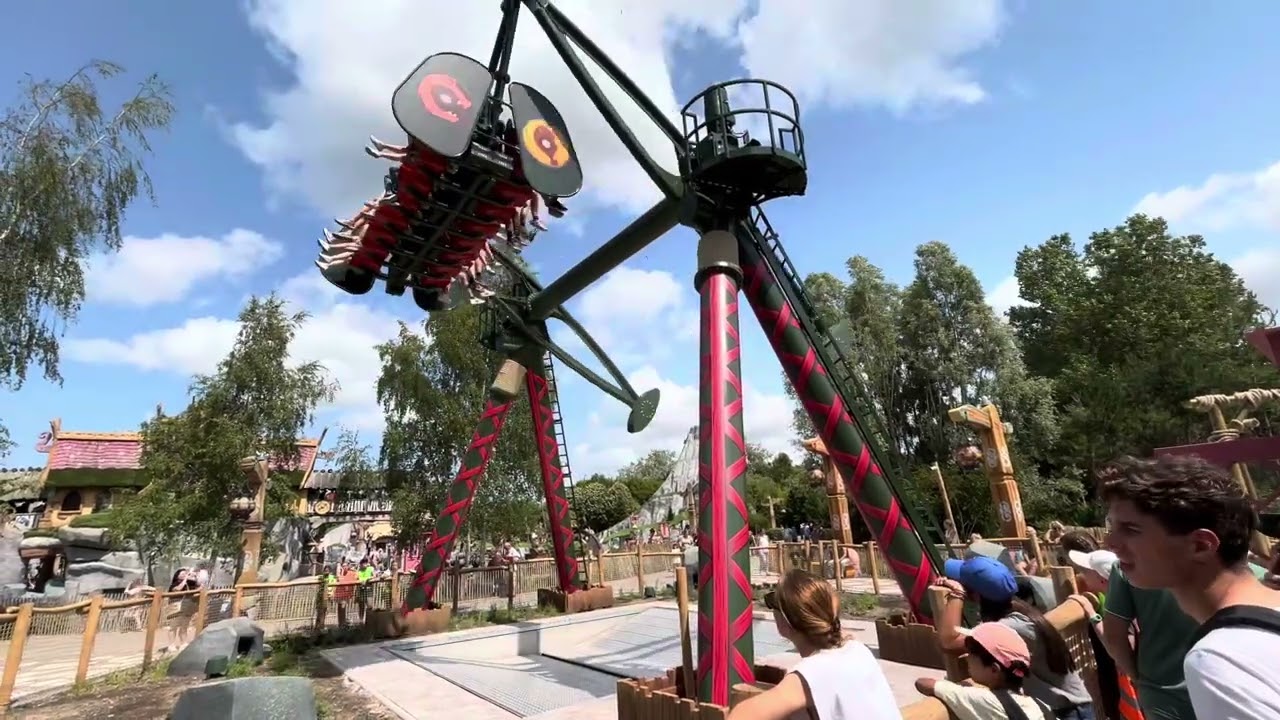 NEW ! Wickie’s Wervelwind #PlopslandBelgium #themepark #studio100
