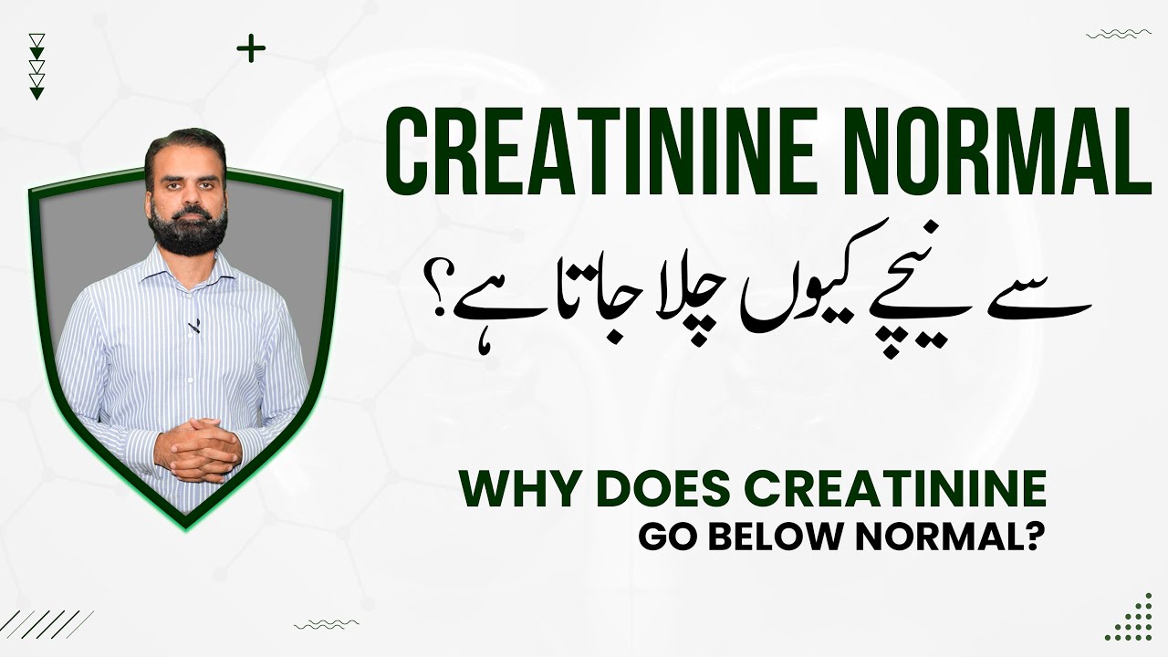 Creatinine normal sa niche jana ki wajohat causes of low creatinine