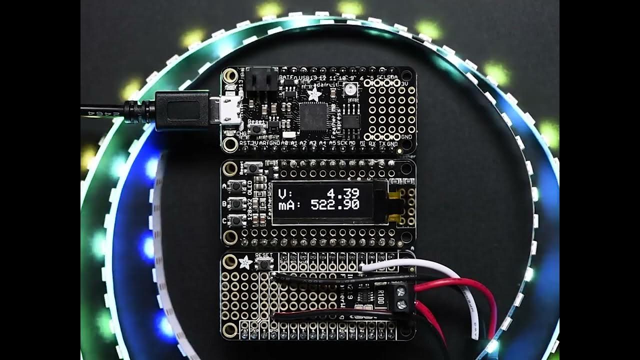 Adafruit INA219 FeatherWing - YouTube