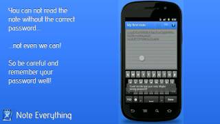 How To: Encrypt notes (Note Everything) screenshot 1