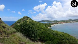 Views of St Lucia 🇱🇨 from Pigeon Island | Caribbean | 4K