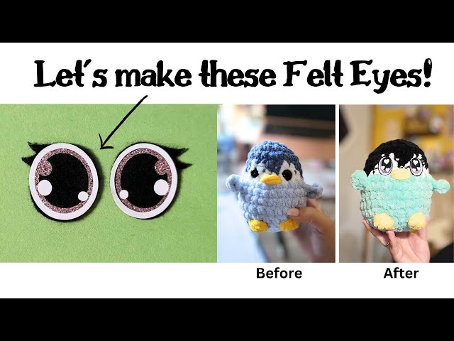 Crochet EYES ⭐ How to make crochet eyes for AMIGURUMI ⭐ Stuffed