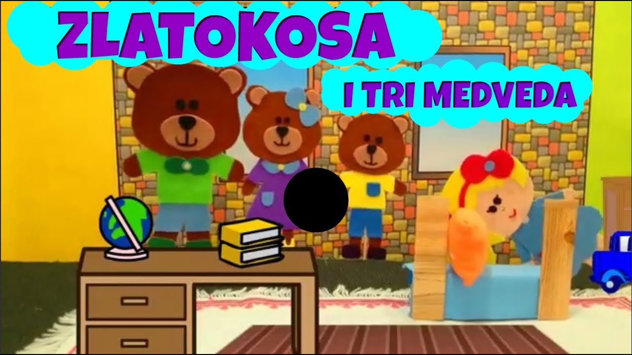 ZLATOKOSA I TRI MEDVEDA-OBLAK PAMETNIŠA I NAJLEPŠE BAJKE I BASNE-BAJKE ZA LAKU NOĆ