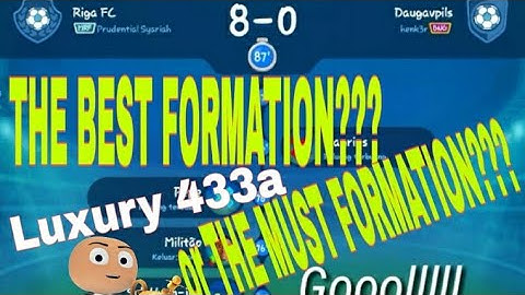 OSM Tactics : THE BEST FORMATION ??? Or MANDATORY FORMATION ??? Luxury 433A 2019, Tactic review.