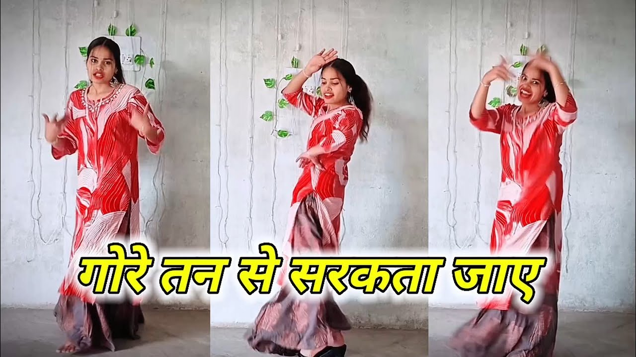 Gore Tan Se Sarakta Jaye | Govinda & Raveena Song | Dance Video @radhikashorts18110 