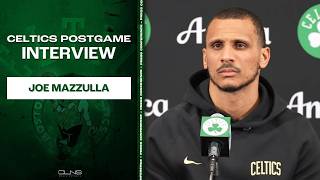 Joe Mazzulla On Celtics Snapping Thunder 12 Game Win Streak Postgame Interview