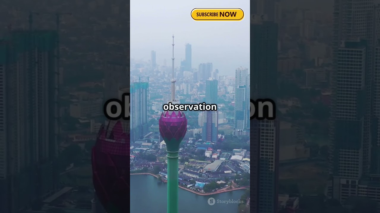 Discover the Lotus Tower’s Magic 🌸✨ – Sri Lanka’s Iconic Wonder 🇱🇰🏙️