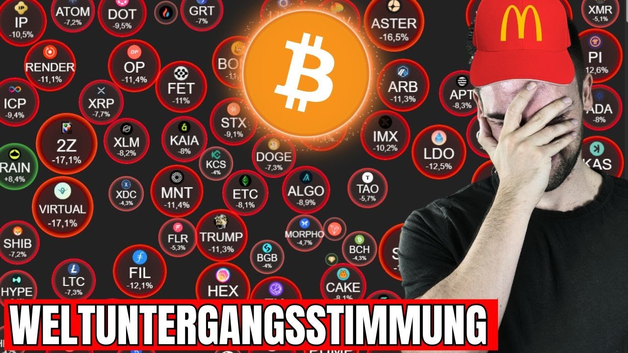 🚨 Kapitulation am Kryptomarkt!📉 Fällt Bitcoin unter die $100,000 Marke?
