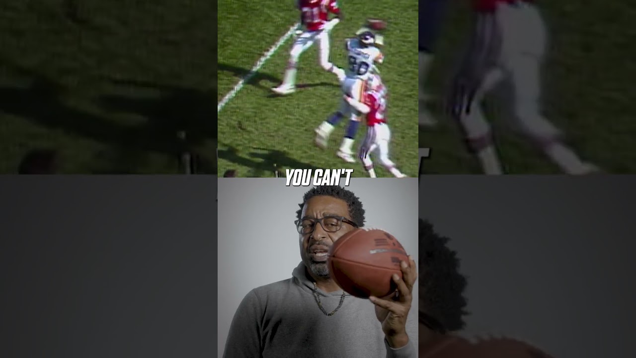 Cris Carter catch process is FASCINATING! #shorts #nflthrowback