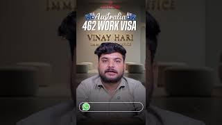 Australia Work Visa 🇦🇺 | Subclass 462 | सिर्फ ₹50,000 | Pay After Visa | Vinay Hari #australia