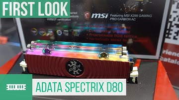 Adata XPG Spectrix D80 DDR4 RGB Memory (English) #Computex2018