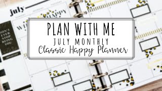 PLAN WITH ME | JULY MONTHLY | 2020 Wild Styled